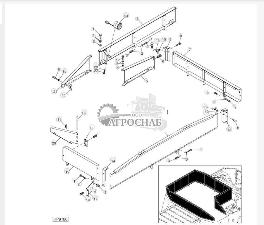 Надставки зернобункера 
